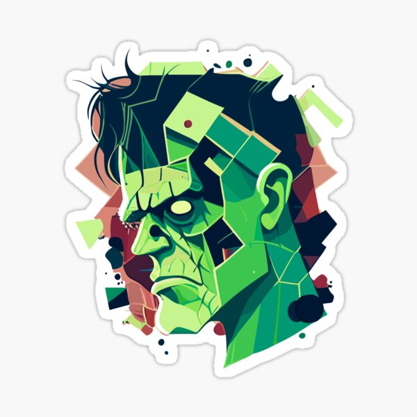 Item preview, Cubist style Frankenstein designed and sold by Crazy-Squirrel1.