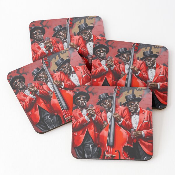 Item preview, A Red Suited Jazz Band Players designed and sold by StudioRedKoala.