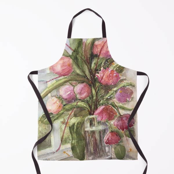 Item preview, Tulips on a Windowsill designed and sold by Joan Elizabeth Ortiz designs.