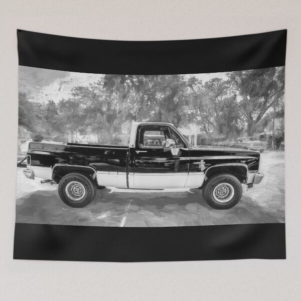 Item preview, 1984 Black Chevrolet C10 Silverado Pick Up Truck X110 designed and sold by RichFrancoCars.
