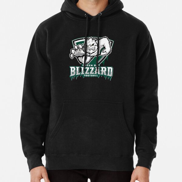 Green Bay (Packers/Blizzard) Football Black Hoodie [Generic Graphics] size  XL