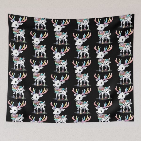 Item preview, Undead Rainbow Deer designed and sold by PiggyWonka.