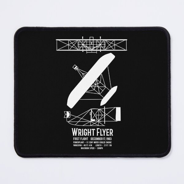 Item preview, Wright Brothers Flyer First Plane Infographic Diagrams designed and sold by MilitaryMart.