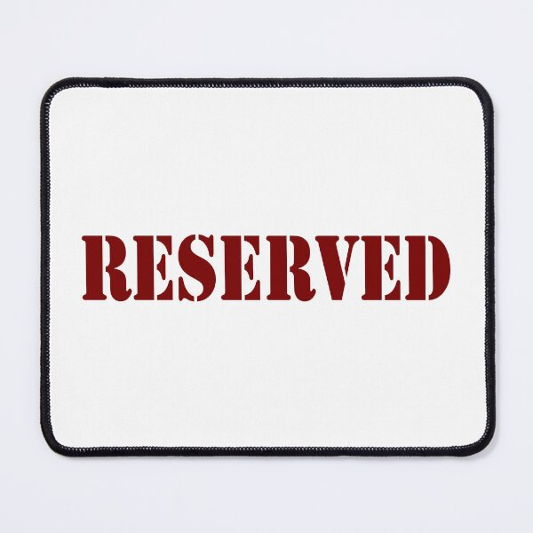 Item preview, Reserved designed and sold by IVEKDESIGN.