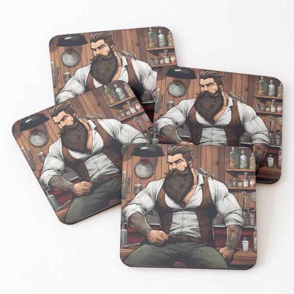 Item preview,  Bearded barber designed and sold by Metaverse8.