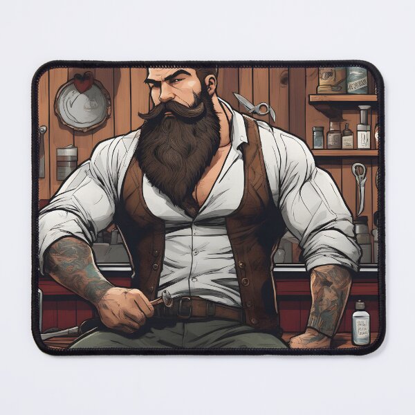 Item preview, Bearded barber designed and sold by Metaverse8.