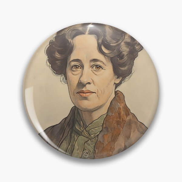 Item preview, Hannah Arendt drawing designed and sold by ComicsFactory.