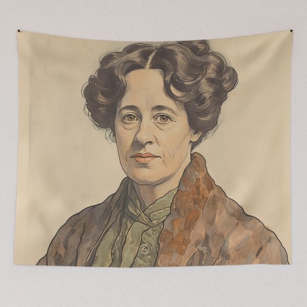 Item preview, Hannah Arendt drawing designed and sold by ComicsFactory.