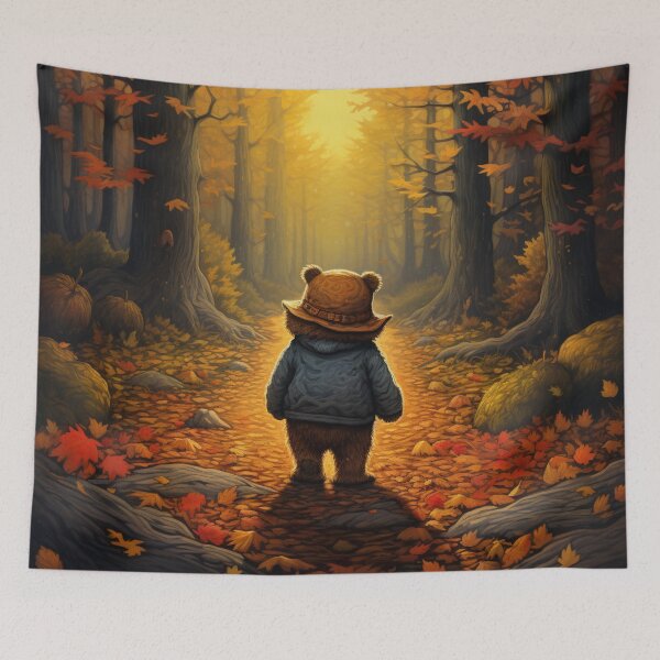 Item preview, bear boy in autumn designed and sold by Quijote-.