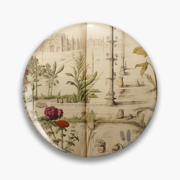Item preview, Old Plant Drawings of Horticulture and Botany  designed and sold by BrandonArtWorld.