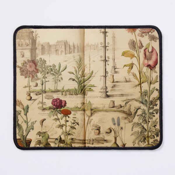 Item preview, Old Plant Drawings of Horticulture and Botany  designed and sold by BrandonArtWorld.