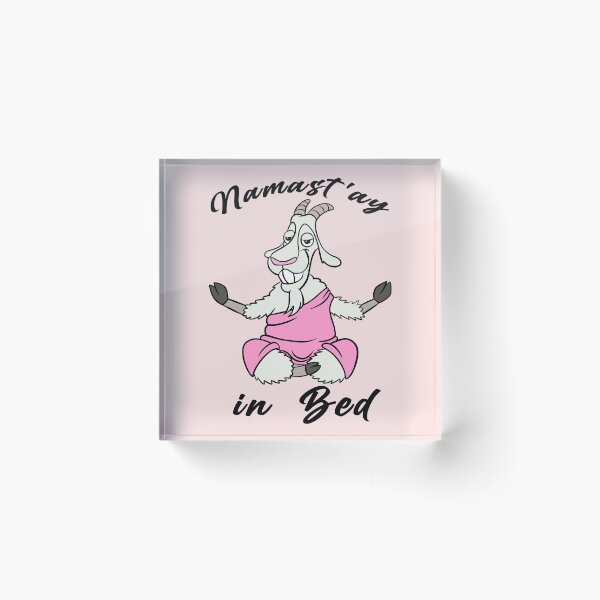 Item preview, Namastay in Bed : goat yoga designed and sold by ImaginarStore.