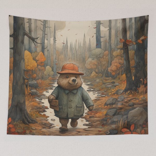 Item preview, mr bear strolling designed and sold by Quijote-.