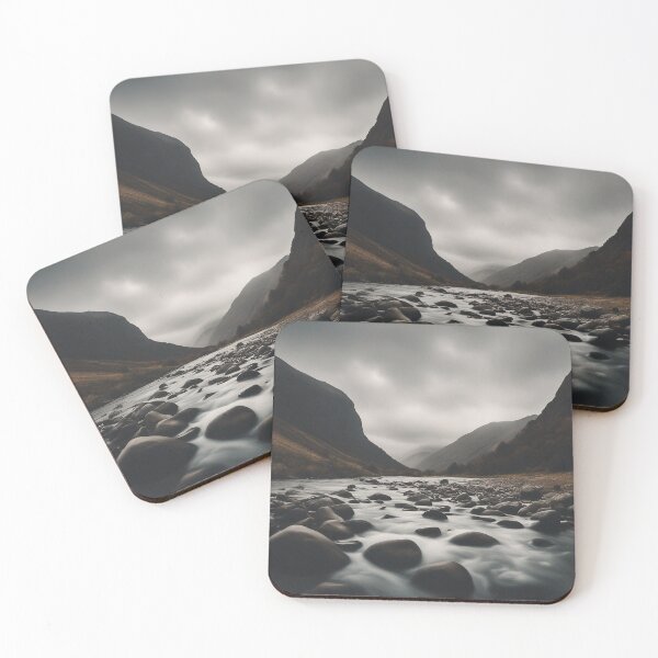 Item preview, Stream in the mountains, AI generated designed and sold by Woodoartdesign.