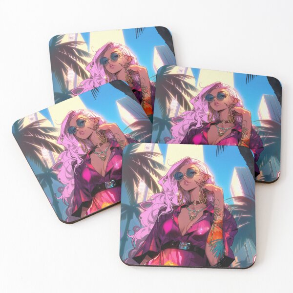 Item preview, 90s Anime Samantha in Dubai: Nostalgia Meets Glamour in a Timeless Adventure! designed and sold by RIAiCreations.
