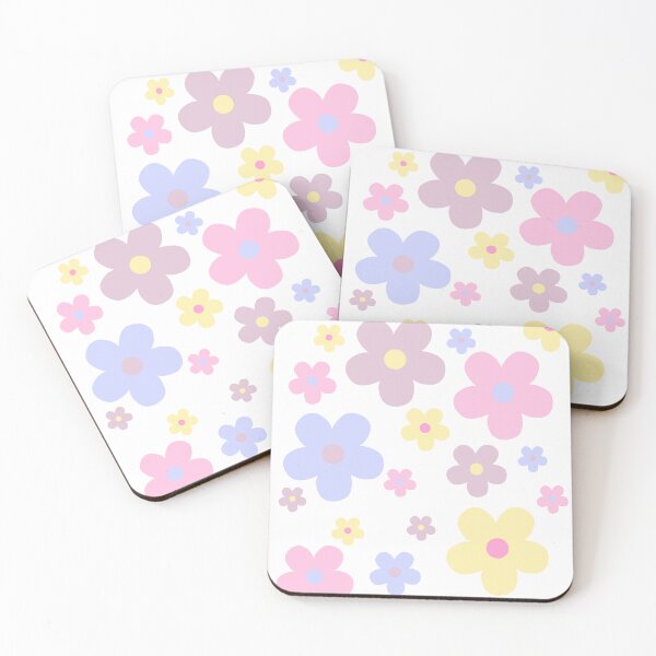 Item preview, Flowers- Pretty Pastel Pattern designed and sold by nyccatmom.