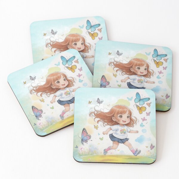 Item preview, Young Girl Running In A Field V2 designed and sold by SparkleBrush.