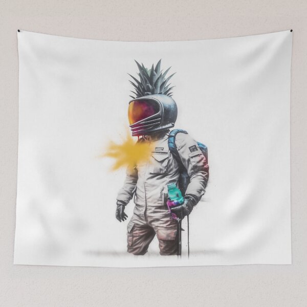Item preview, Pineapple Spaceman Street Artist AI Generated designed and sold by And-So.