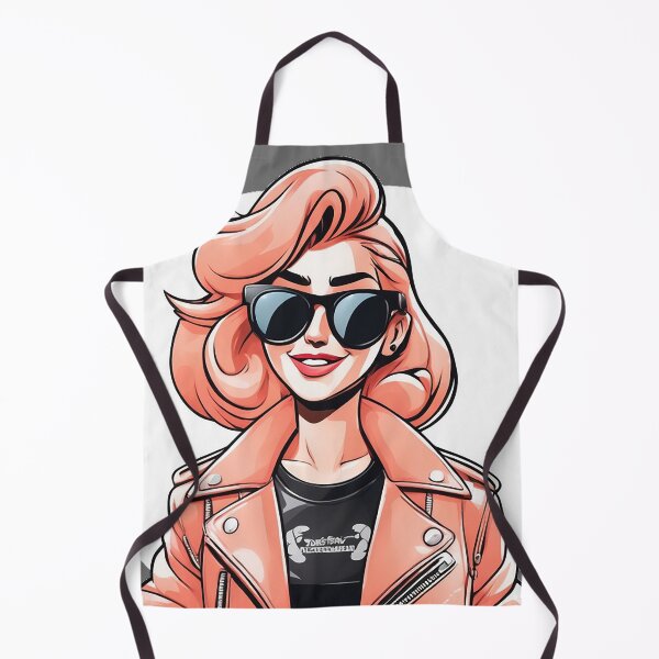 Item preview, a woman wearing a leather jacket  designed and sold by Enga6.