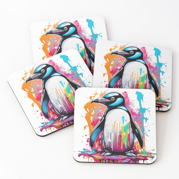 Aperçu de l'œuvre Pingouin dégoulinant créée et vendue par Pirish-Designs.