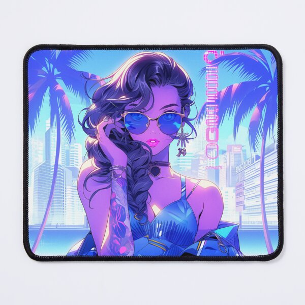 Item preview, 90s Anime Violet in Dubai: A Fusion of Nostalgia and Glamour in a Desert Oasis! designed and sold by RIAiCreations.
