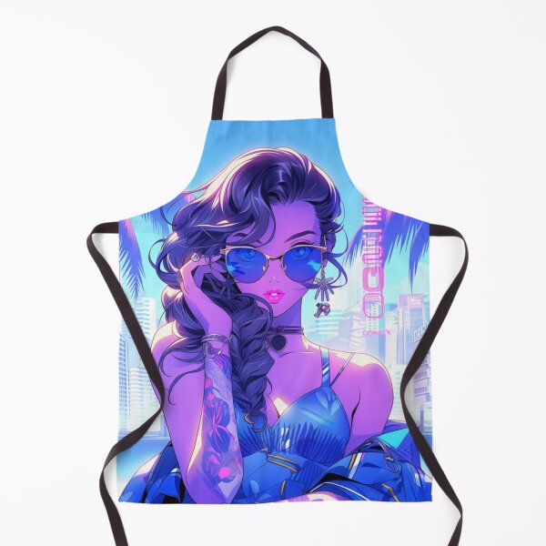 Item preview, 90s Anime Violet in Dubai: A Fusion of Nostalgia and Glamour in a Desert Oasis! designed and sold by RIAiCreations.