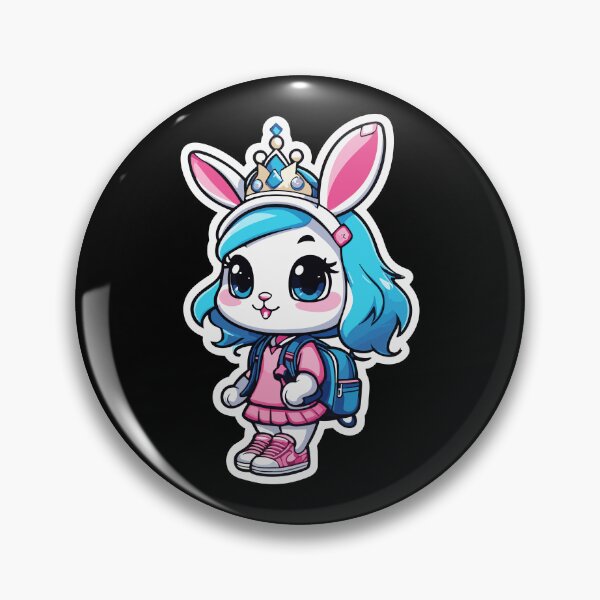 Item preview, little princess bunny rabbit first day of school designed and sold by Five Seventy Five.
