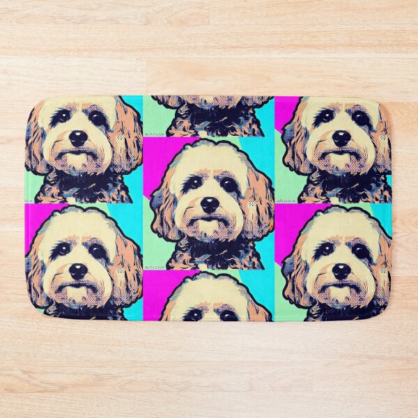 Item preview, Poodle Cross Pop Art Cockerpoo Cavpoo Labradoodle designed and sold by FunnehGacha.