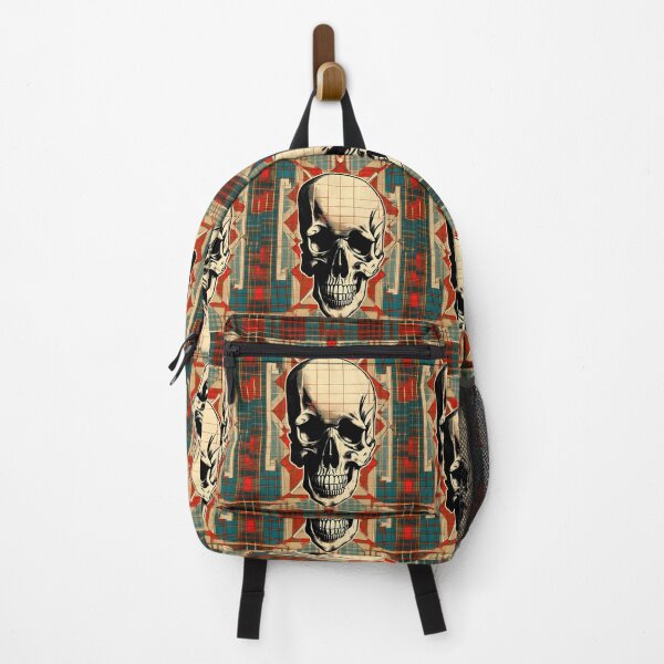 Item preview, Vintage Tartan Skull designed and sold by TebyArt.