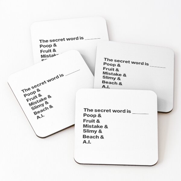 Item preview, Distractible Merch Secret Word designed and sold by CasimiraSaxon.