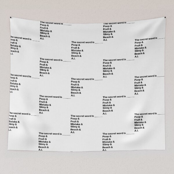 Item preview, Distractible Merch Secret Word designed and sold by CasimiraSaxon.