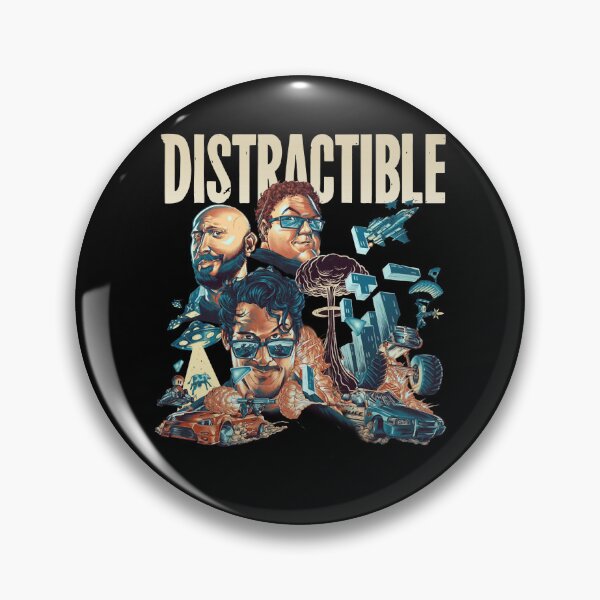 Item preview, Distractible Podcast merch designed and sold by CasimiraSaxon.