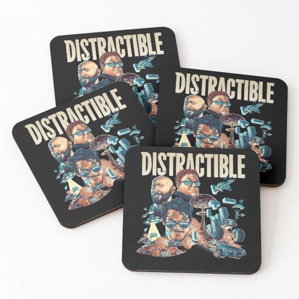 Item preview, Distractible Podcast merch designed and sold by CasimiraSaxon.