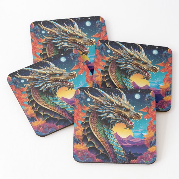 Item preview, Cosmic Trippy Dragon Dreams 22 designed and sold by Benito Del Ray.