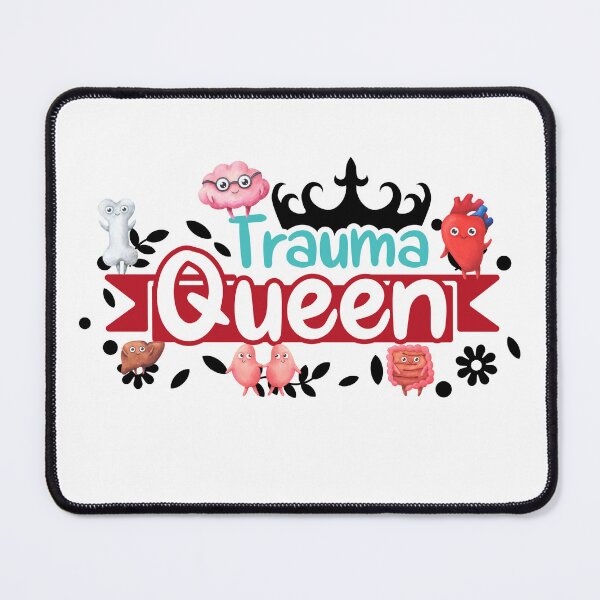 Item preview, Trauma Queen, RN, LPN,CNA,Respiratory therapist, Healthcare Hero designed and sold by Livn2laugh.