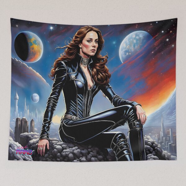Item preview, Retro Scifi Skyline Deco CCLII designed and sold by AliceMako.