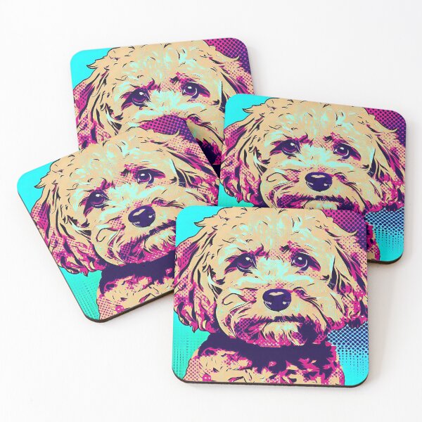 Item preview, Poodle Cross Pop Art designed and sold by FunnehGacha.