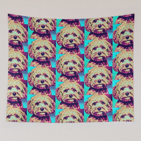 Item preview, Poodle Cross Pop Art designed and sold by FunnehGacha.