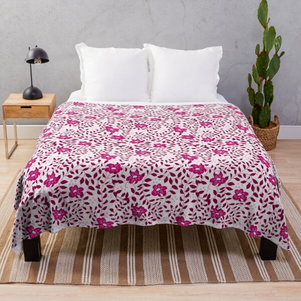 Item preview, Pink Elegance: Enchanting Vines and Delicate Floral Pattern designed and sold by Superdoodledo.