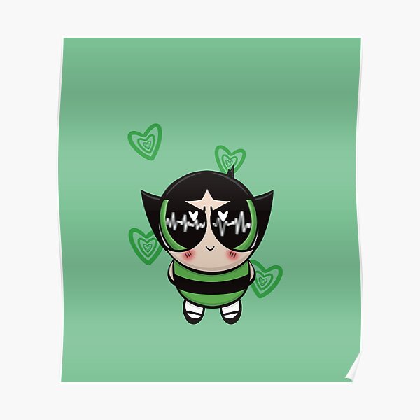 Download Angry Buttercup Powerpuff Girls Aesthetic Illustration