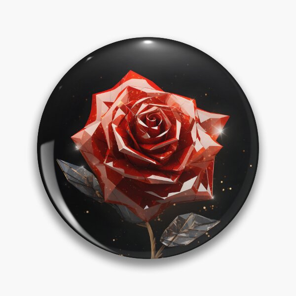 Item preview, Eternal radiance: a red rose decorated with diamonds, bathed in celestial light designed and sold by luky-project.