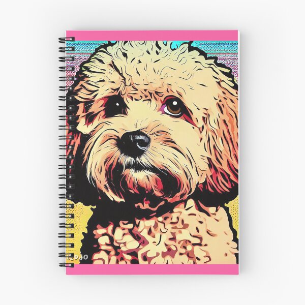 Item preview, Poodle Cross Pop Art Cockerpoo Cavapoo Labradoodle designed and sold by FunnehGacha.