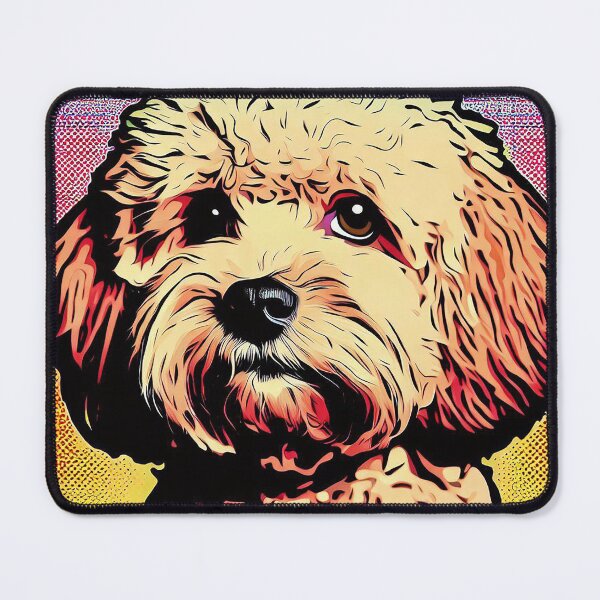 Item preview, Poodle Cross Pop Art Cockerpoo Cavapoo Labradoodle designed and sold by FunnehGacha.