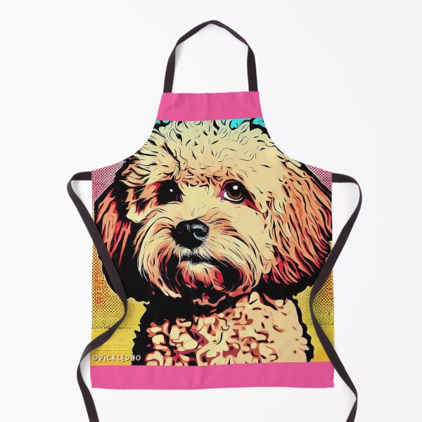 Item preview, Poodle Cross Pop Art Cockerpoo Cavapoo Labradoodle designed and sold by FunnehGacha.