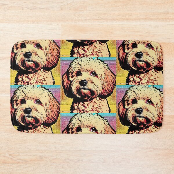 Item preview, Poodle Cross Pop Art Cockerpoo Cavapoo Labradoodle designed and sold by FunnehGacha.