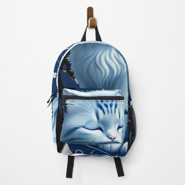 Item preview, Cyanotype Art of Fluffy Feline designed and sold by Mechanical-Artt.