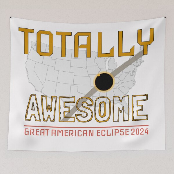 Item preview, 2024 Solar Eclipse - Totally Awesome! designed and sold by Spurodesigns.