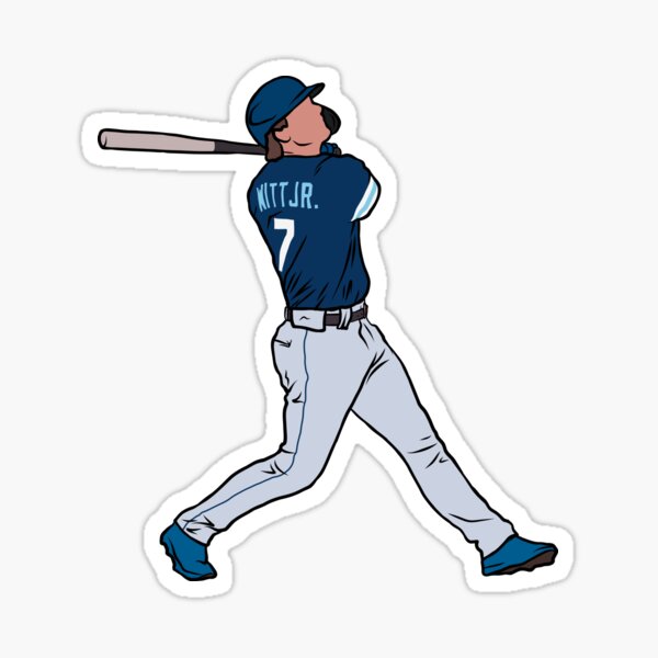 Ken Griffey Jr. Swing Sticker for Sale by RatTrapTees