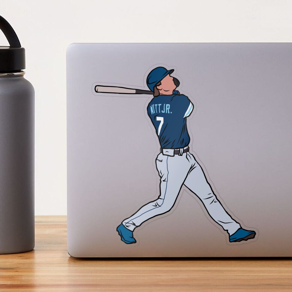 BOBBY WITT Jr. Kansas City Royals Rookie of the Year Weatherproof Vinyl  Hydroflask Laptop Phone Decal Shortstop Sticker KC