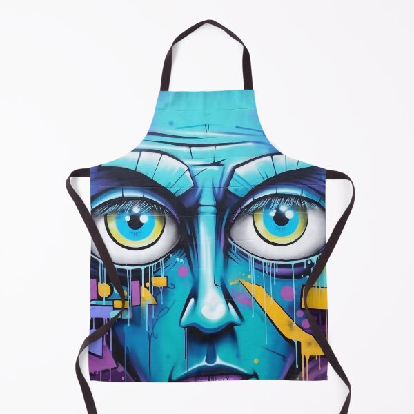 Item preview, Wide Eyed AI Generated Street Art designed and sold by And-So.